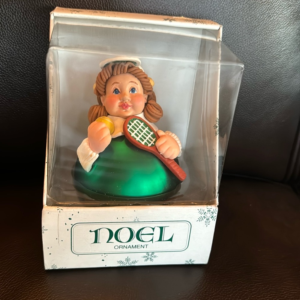 NIB Deot 56 Tennis player ornament.
